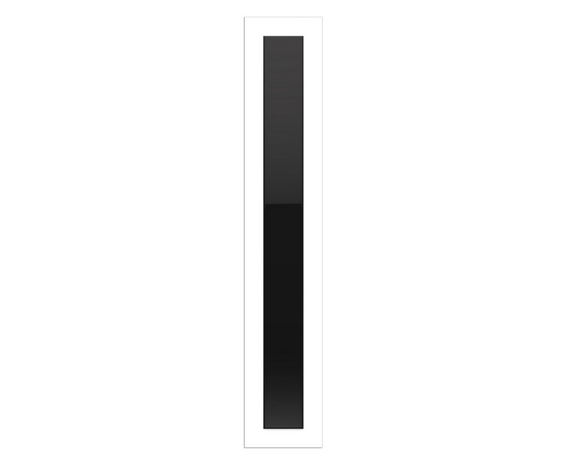 Colonne Alésia Pur noir - Blanc / Brun - L 290 x P 290 x H1600 mm