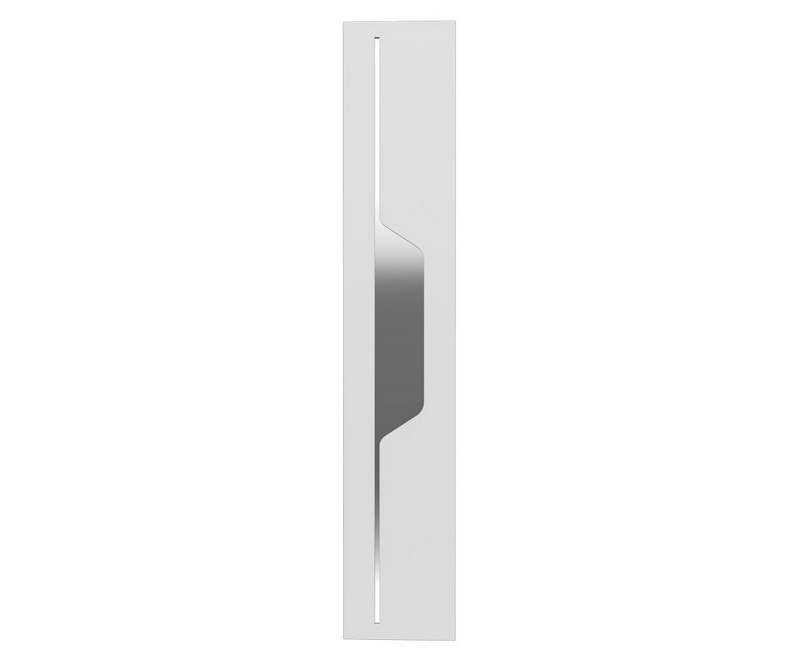Colonne avec façade miroir - Blanc / Noir - L290 x P290 x H1600mm