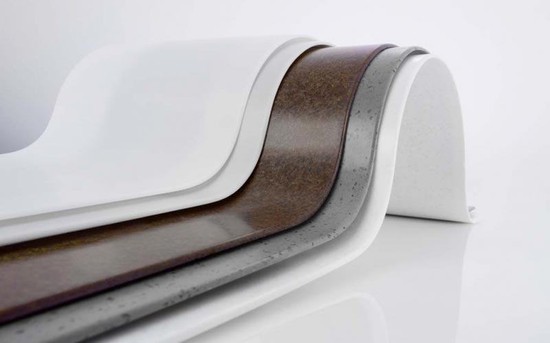 Le solid surface est un matériau haut de gamme esthétique, résistant, hygiénique et facile à entretenir.
