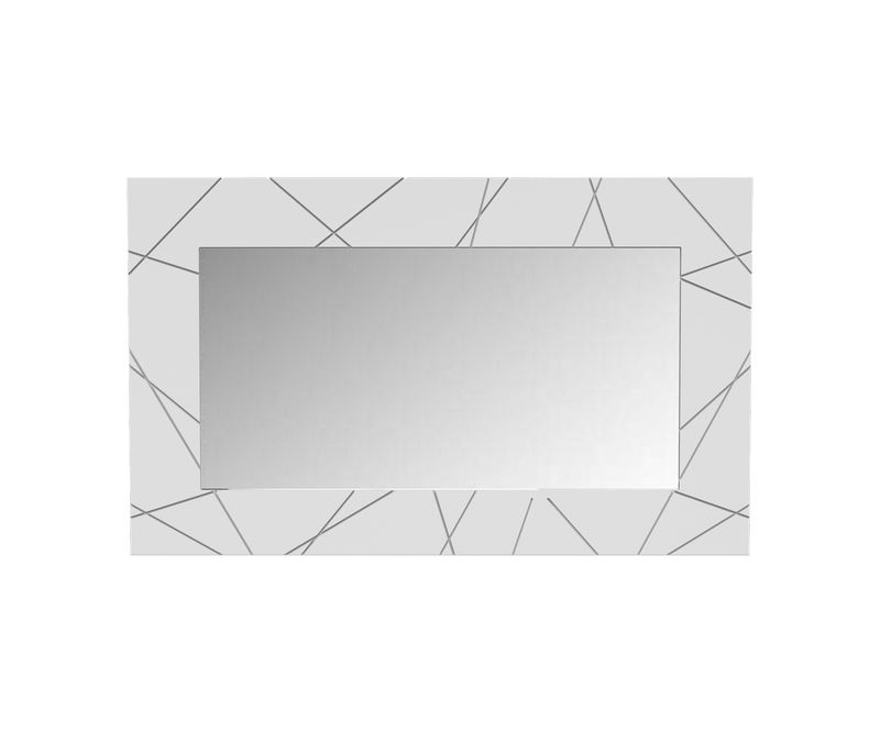 Miroir d'entrée - Blanc - L805 x P488 x H19 mm