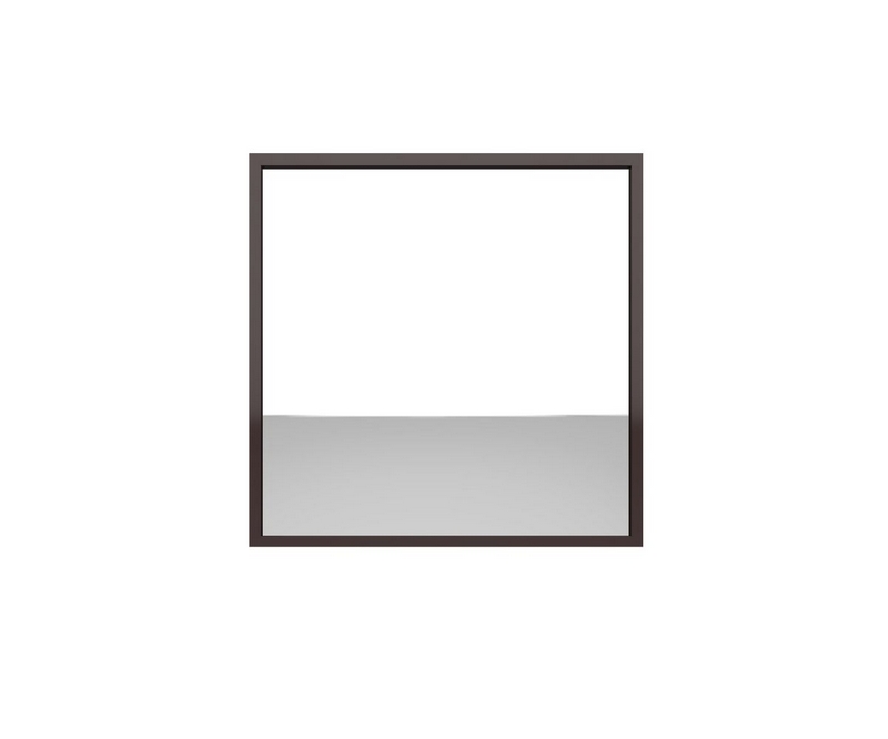 Miroir 700x700 taupe - Argent - L700 x P41 x H700mm