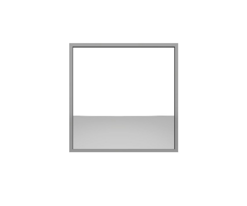 Miroir 700x700 gris - Taupe - L700 x P41 x H700mm