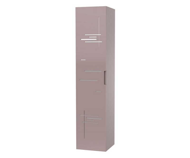 Colonne Liberté façade béton bi-matière miroir - Blanc - L350 x P350 x H1600mm