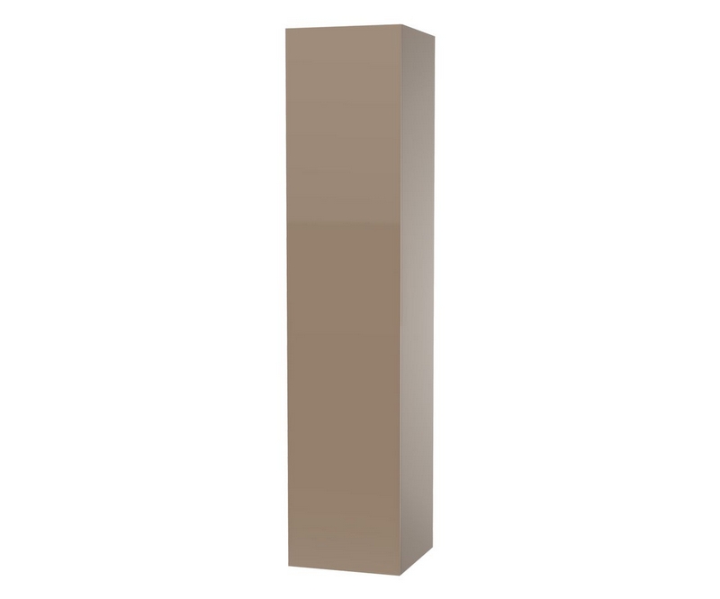 Colonne Liberté Gloss taupe - Blanc / Gris - L350 x P350 x H1600mm