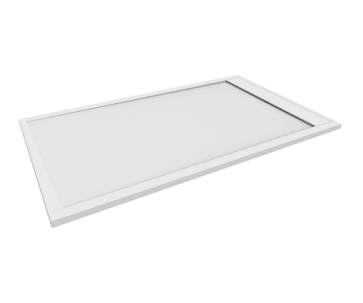 bathwell Receveur de douche Acropora blanc 900x1600 - Blanc - L900 x P1600 x H30mm