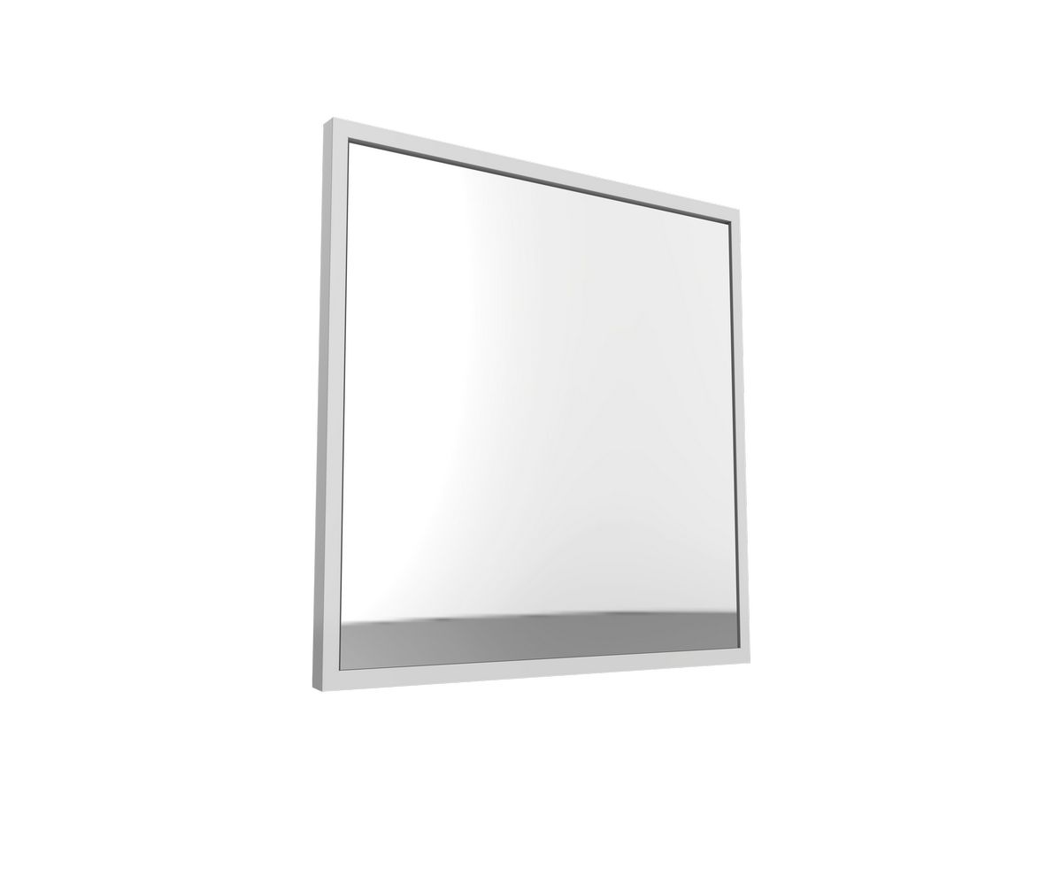 bathwell Miroir 700x700 blanc - Blanc - L700 x P41 x H700mm