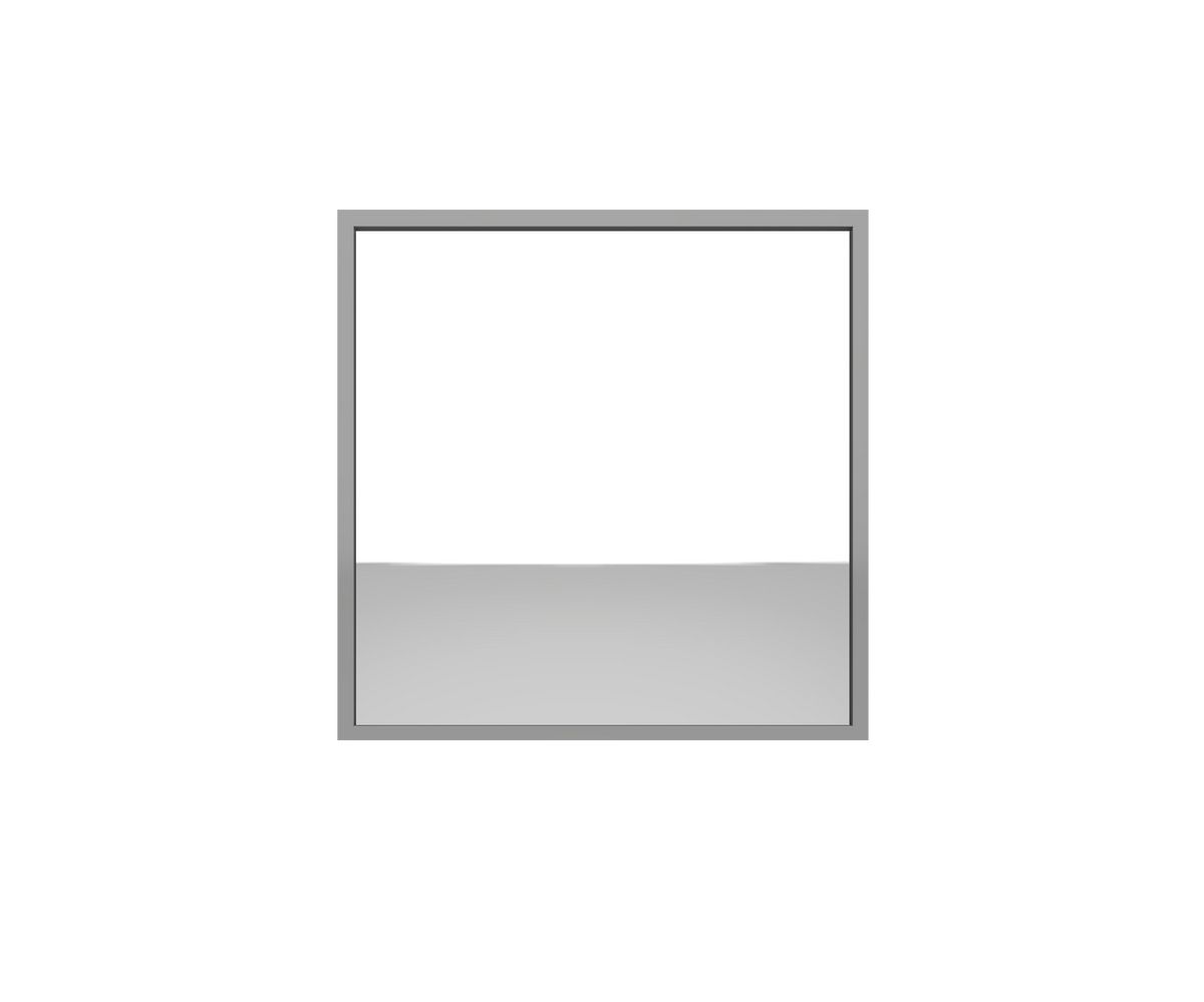 bathwell Miroir 700x700 gris - Gris - L700 x P41 x H700mm