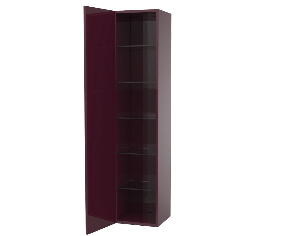 bathwell Colonne Liberté Gloss rouge - Rouge - L350 x P350 x H1600mm