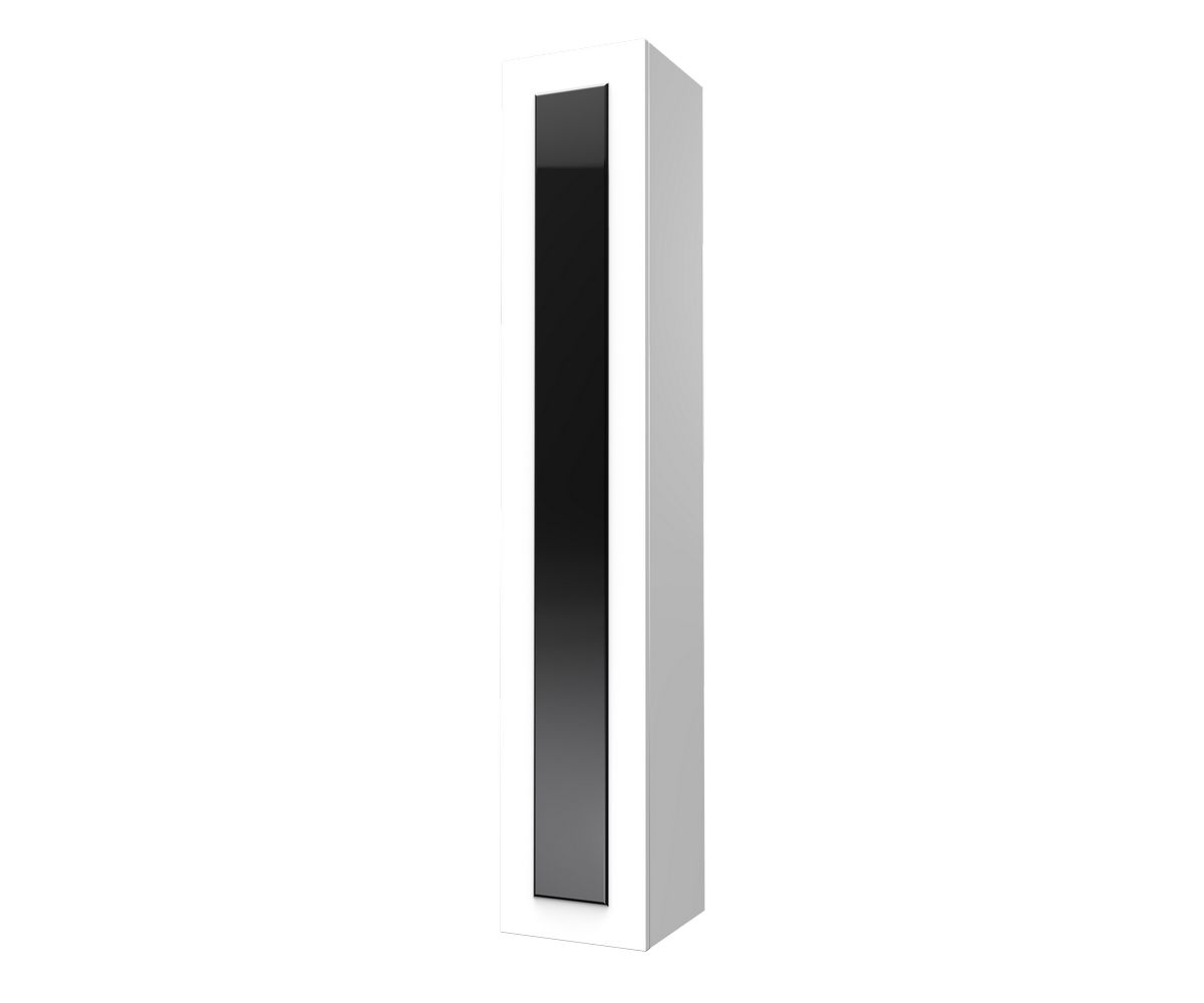 bathwell Colonne Alésia Pur noir - Blanc / Noir - L 290 x P 290 x H1600 mm