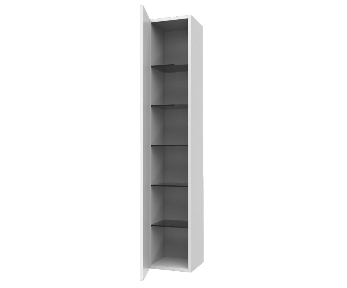 bathwell Colonne Alésia Pur noir - Blanc / Noir - L 290 x P 290 x H1600 mm