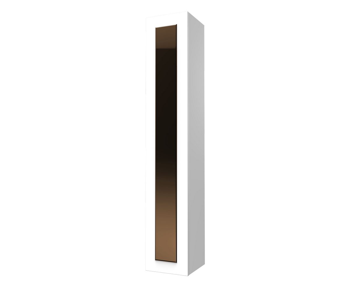 bathwell Colonne Alésia Pur brun - Blanc / Brun - L 290 x P 290 x H1600 mm