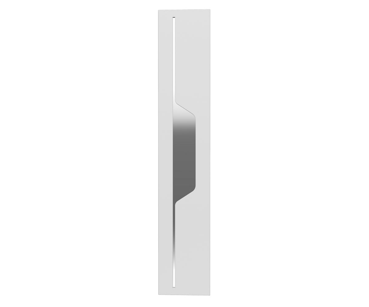 bathwell Colonne avec façade miroir - Blanc - L290 x P290 x H1600mm