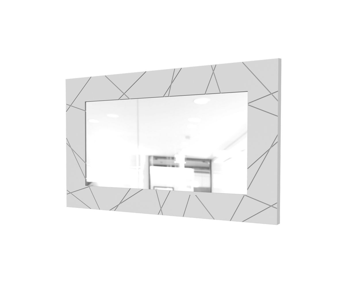 Loungewell Miroir d'entrée Stockholm - Blanc - L805 x P488 x H19 mm