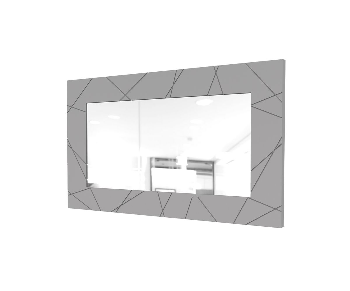 Loungewell Miroir d'entrée Stockholm - Gris anthracite - L805 x P488 x H19 mm