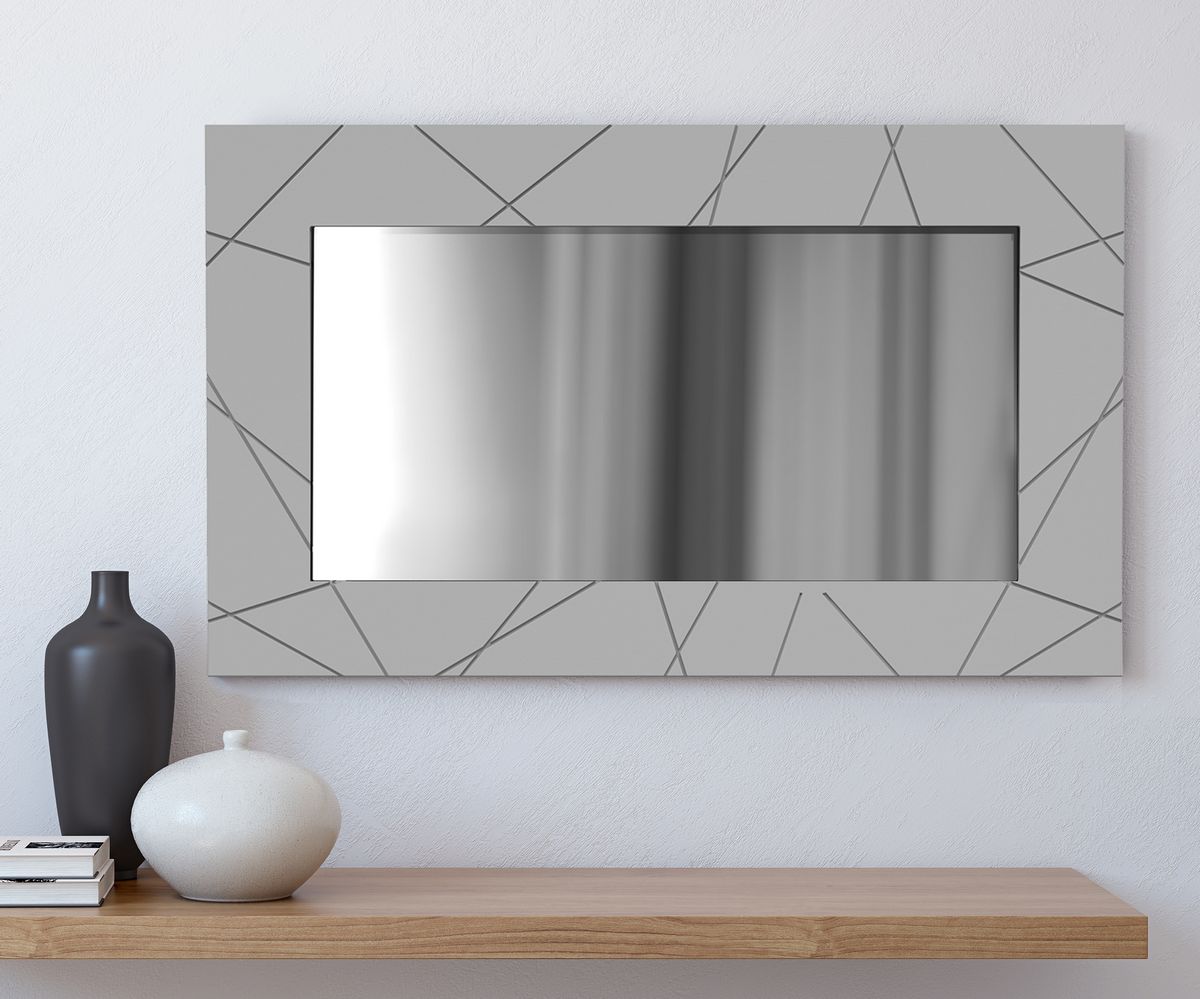 Loungewell Miroir d'entrée Stockholm - Gris anthracite - L805 x P488 x H19 mm