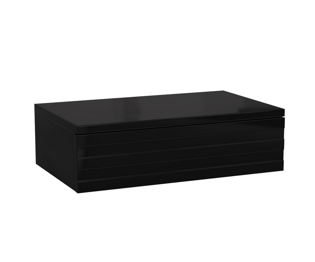 Loungewell Console d'entrée simple Munich - Gris anthracite - L559 x P338 x H159 mm