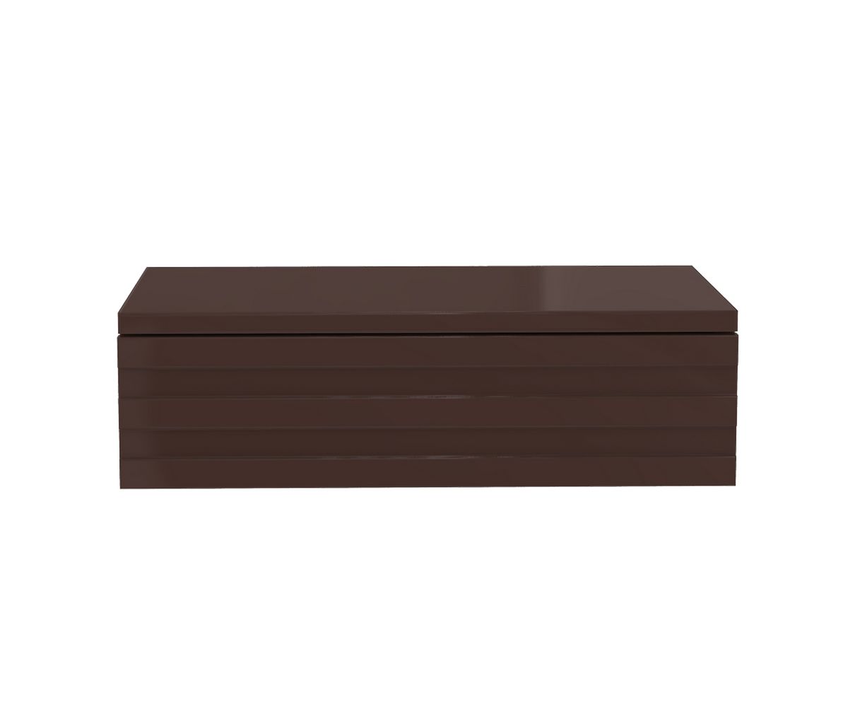 Loungewell Console d'entrée simple Munich - Noir / Café - L559 x P338 x H159 mm