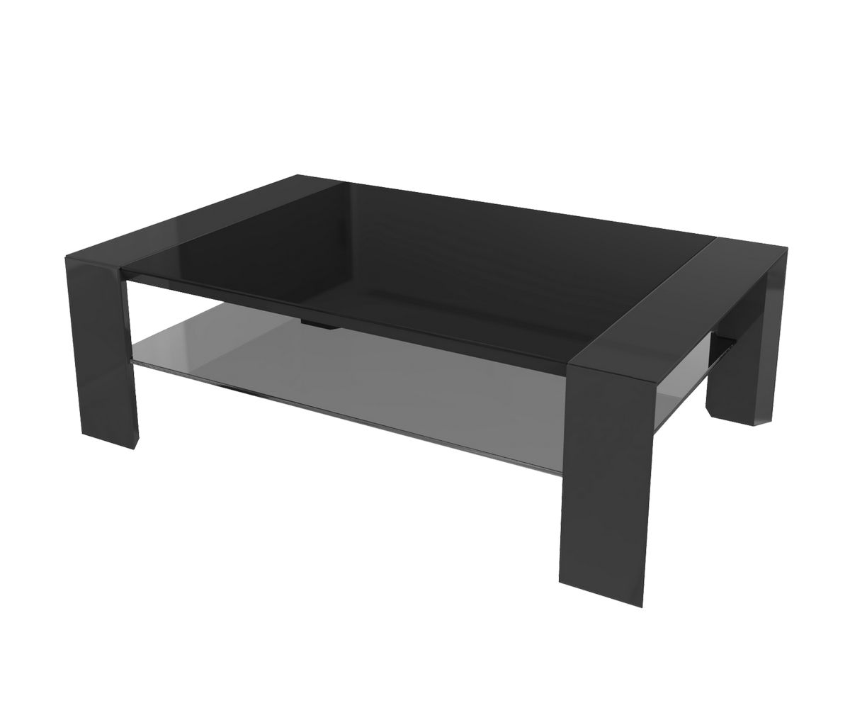 Loungewell Table basse Munich - Gris anthracite - L1100 x P700 x H350mm