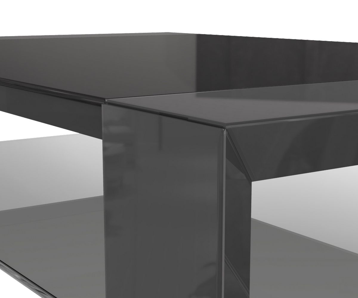 Loungewell Table basse Munich - Gris anthracite - L1100 x P700 x H350mm