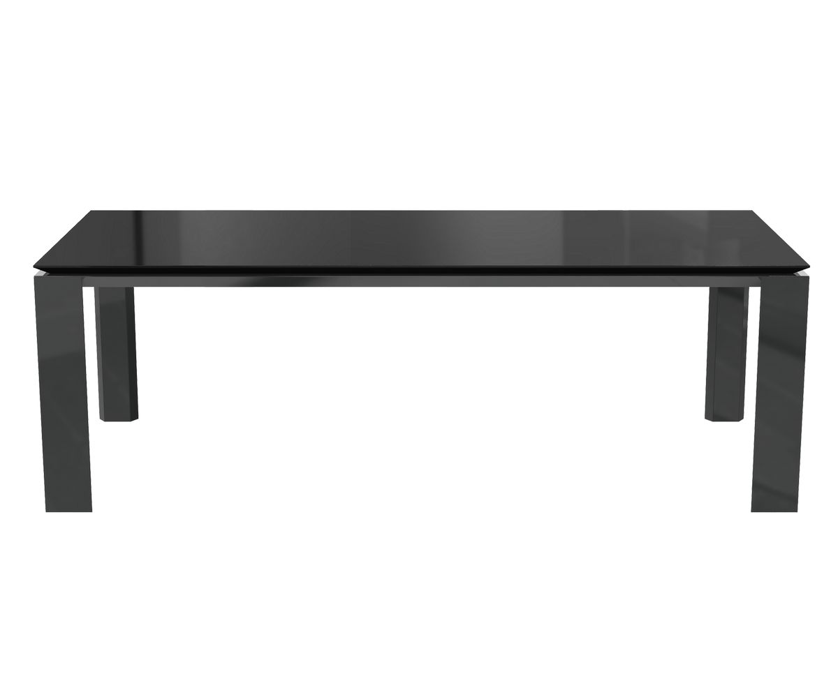 Loungewell Table de séjour Munich - Gris anthracite - L2000 x P1000 x H750 mm