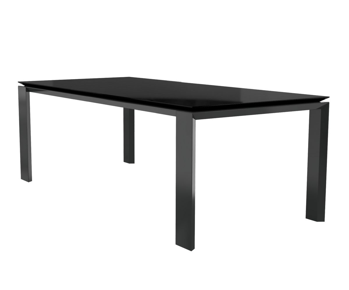 Loungewell Table de séjour Munich - Gris anthracite - L2200 x P1000 x H750 mm