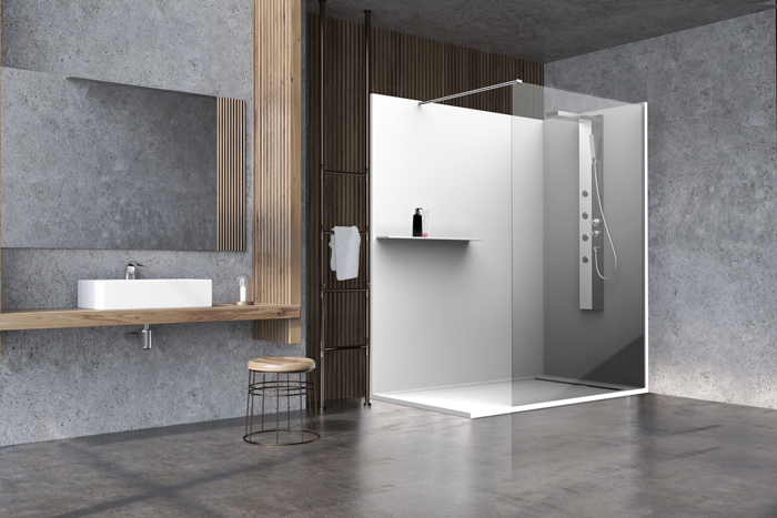 ACROPORA® la douche en solid surface, nouveauté 2018 signée Bathwell 